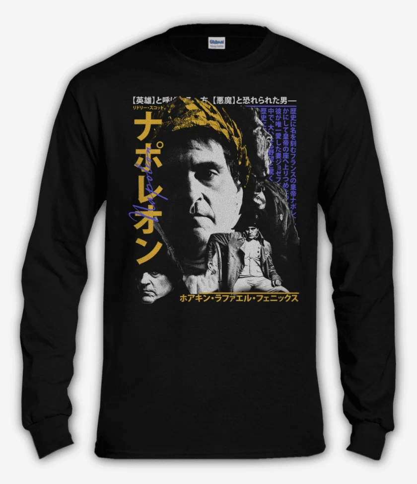 Polera manga larga Negro de JP - Napoleon