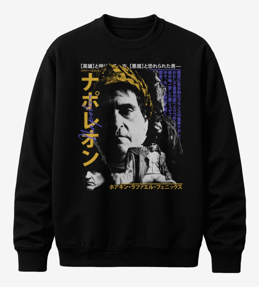 Poleron polo Negro de JP - Napoleon