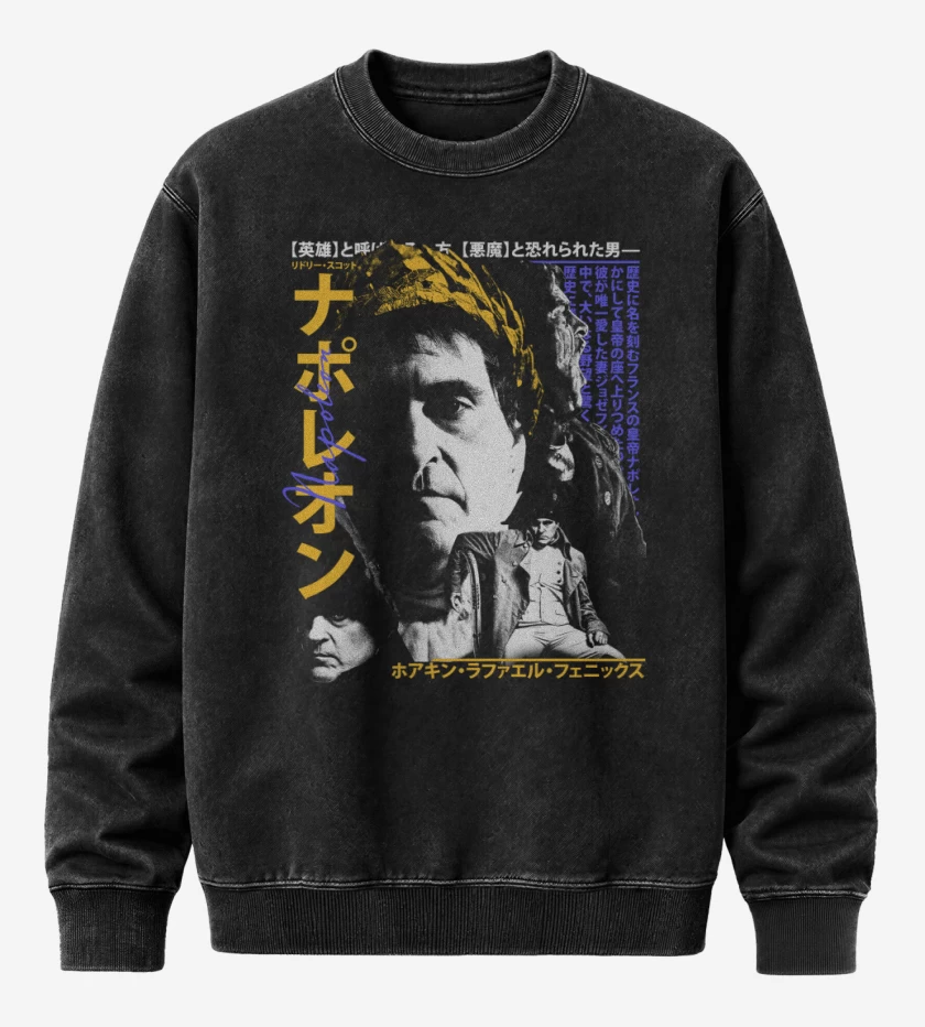Poleron Polo Acid Wash Negro de JP - Napoleon