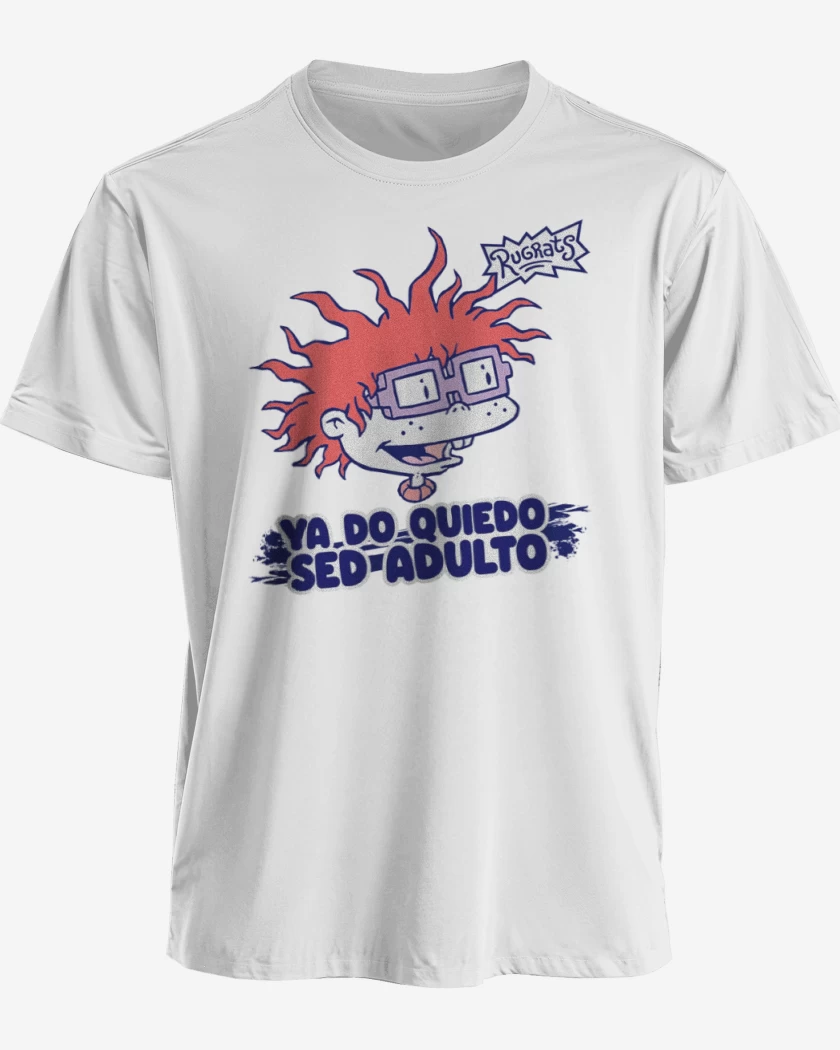 Polera premium Blanco de Ya do quiedo sed adulto