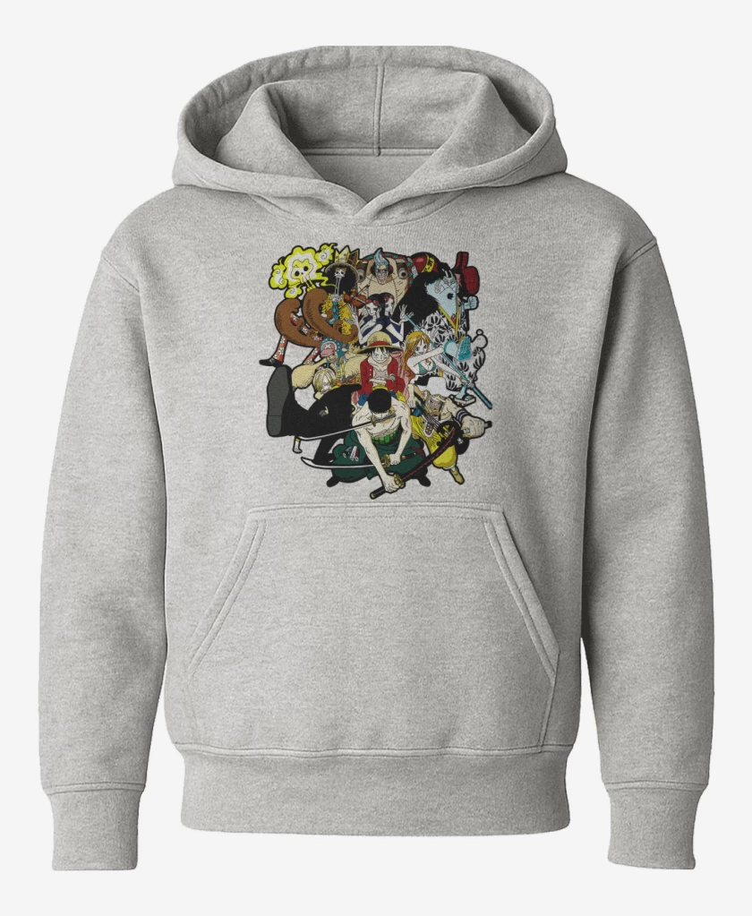 Poleron de niño Gris Melange de Los piratas