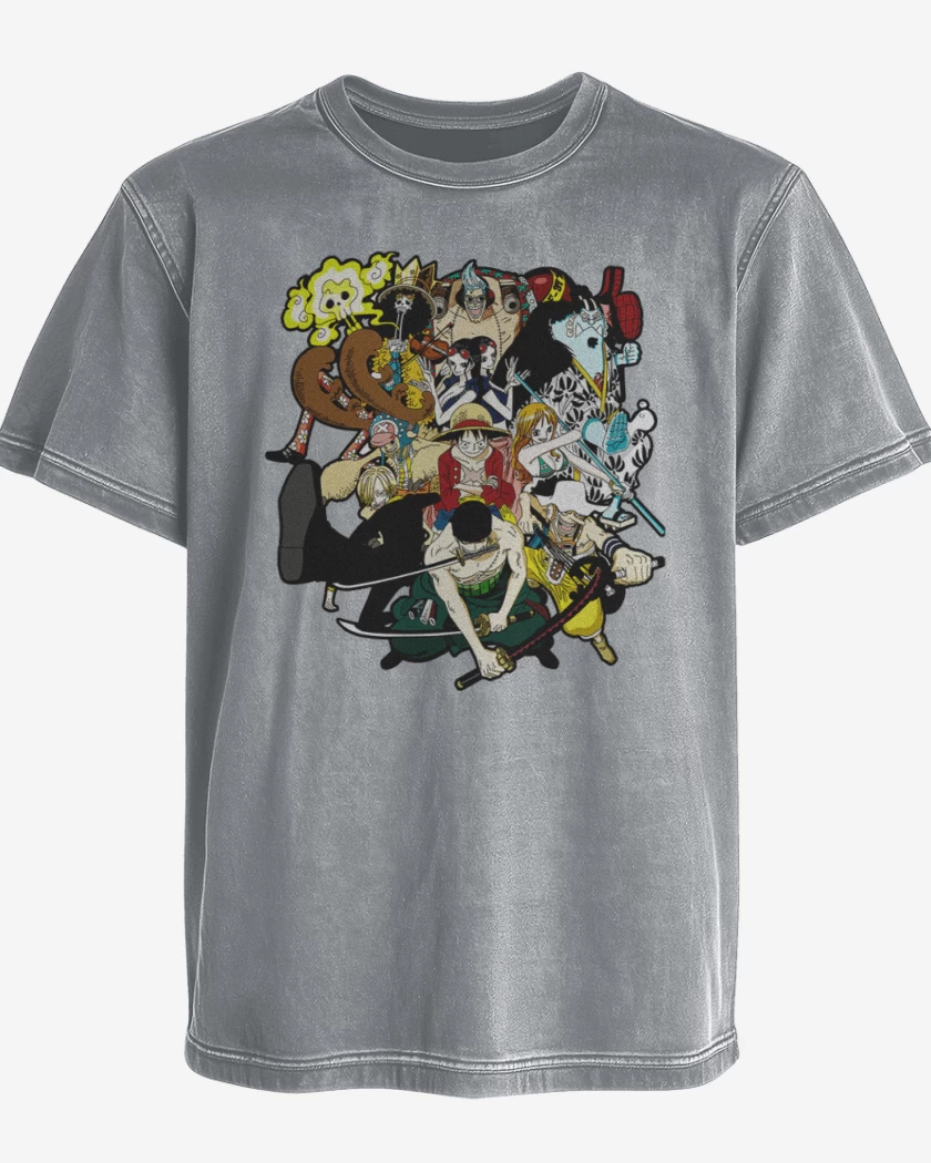 Polera desgastada Los piratas