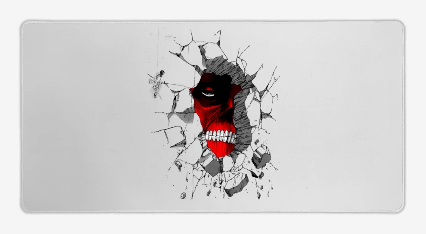 Mouse pad Gamer Blanco de Titancito