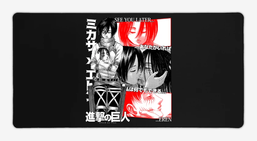 Mouse pad Gamer See You Later Eren