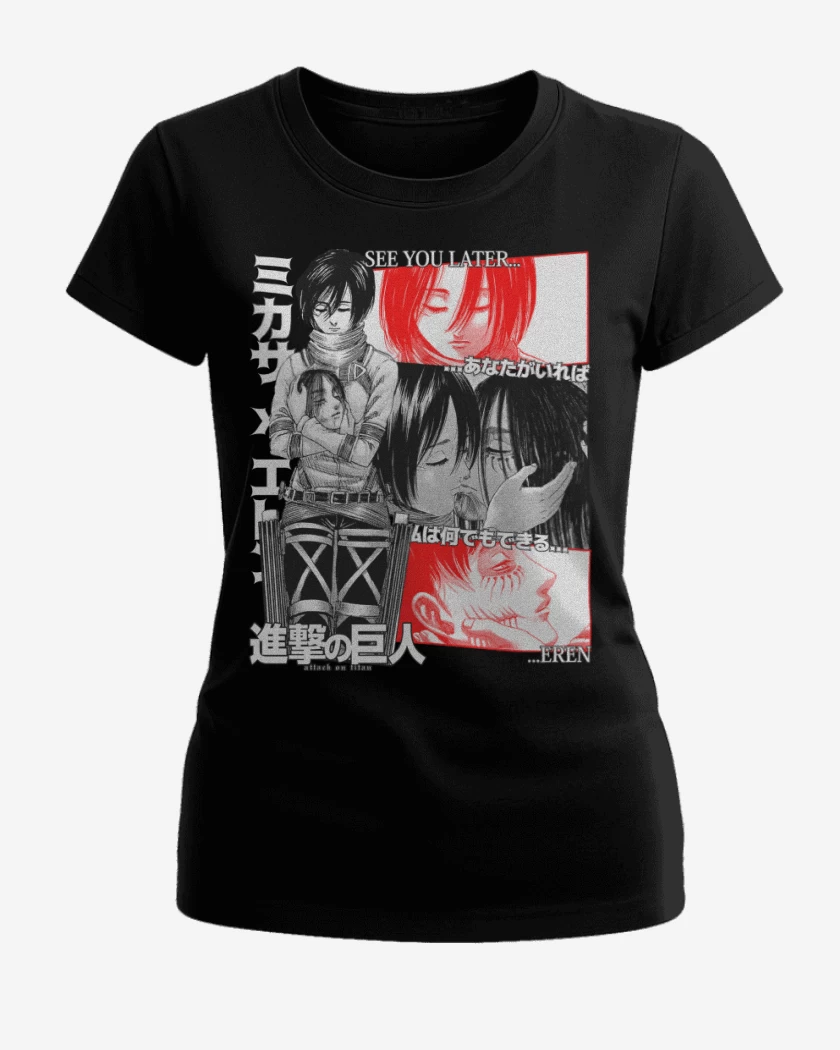Polera de Mujer Negro de See You Later Eren