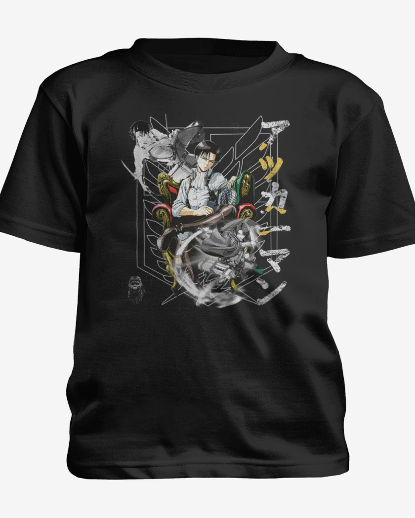 Polera de niño Negro de ackerman levi