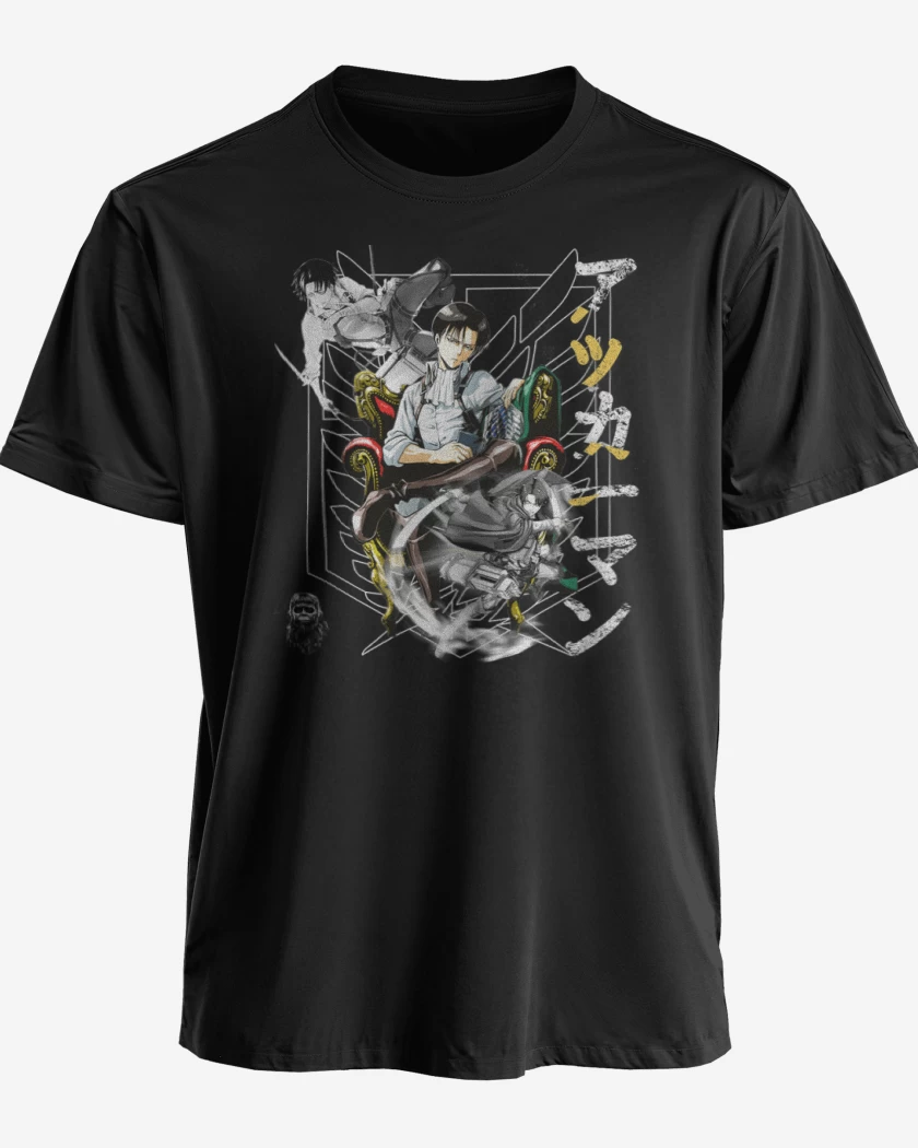 Polera premium Negro de ackerman levi