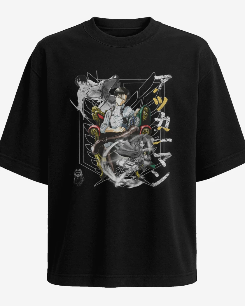 Polera Oversize Negro de ackerman levi