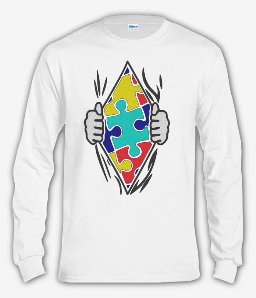 Polera manga larga Blanco de Tea 1