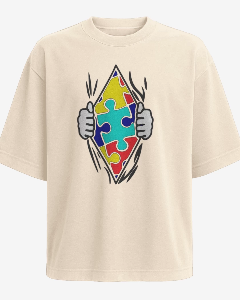 Polera Oversize Beige de Tea 1