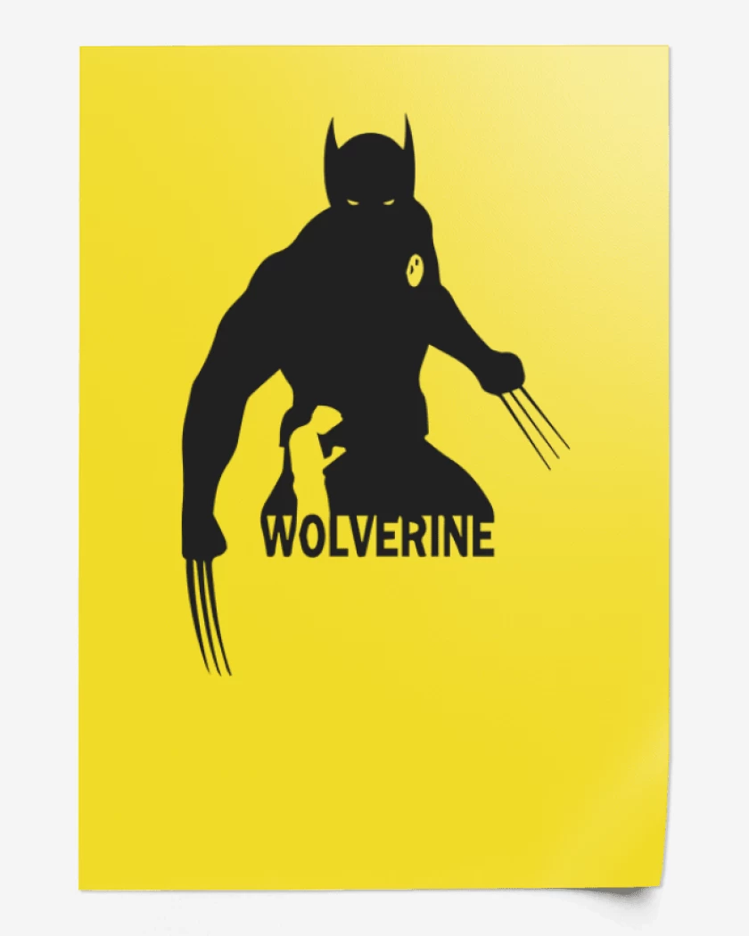 Print Amarillo de Wolverine 1