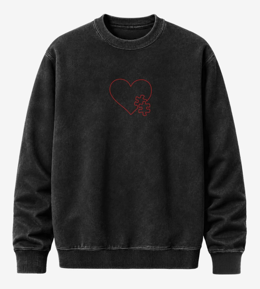 Poleron Polo Acid Wash Negro de TEA 2