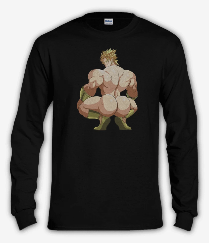 Polera manga larga Negro de Broly Nalgón