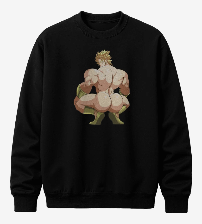 Poleron polo Negro de Broly Nalgón