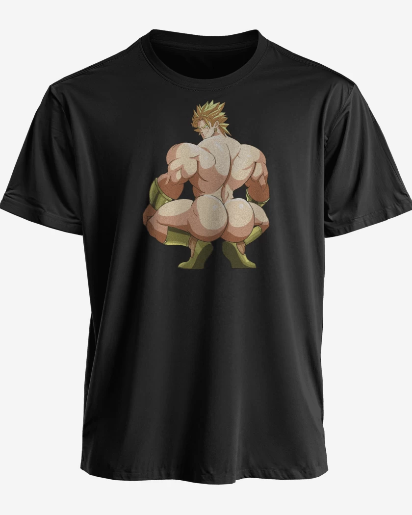 Polera premium Negro de Broly Nalgón