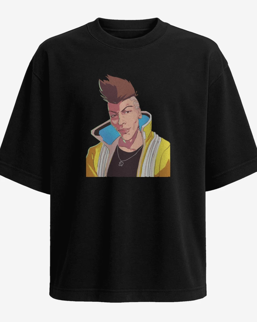 Polera Oversize Negro de Chad David Martínez