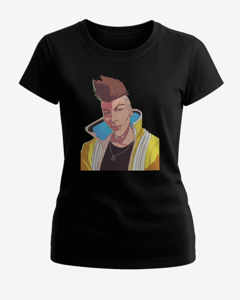 Polera de Mujer Negro de Chad David Martínez