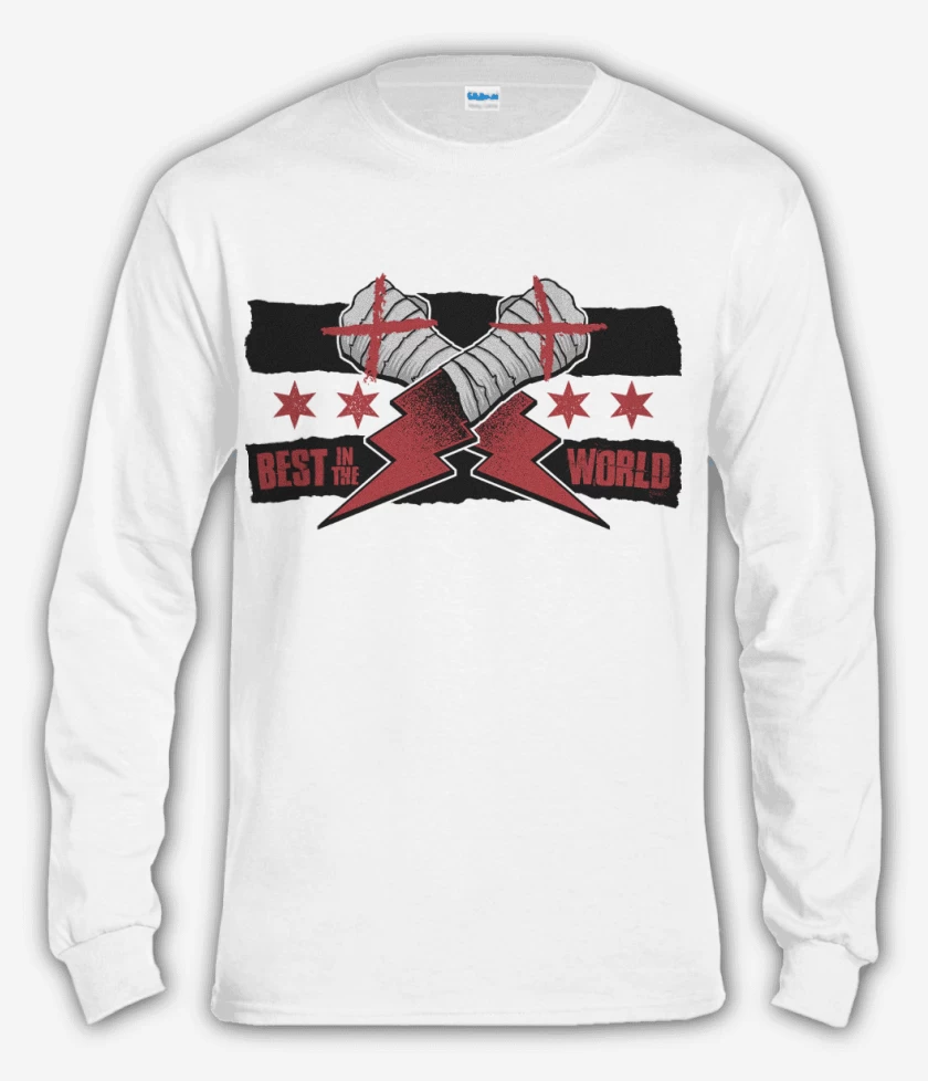 Polera manga larga Blanco de Best in the World