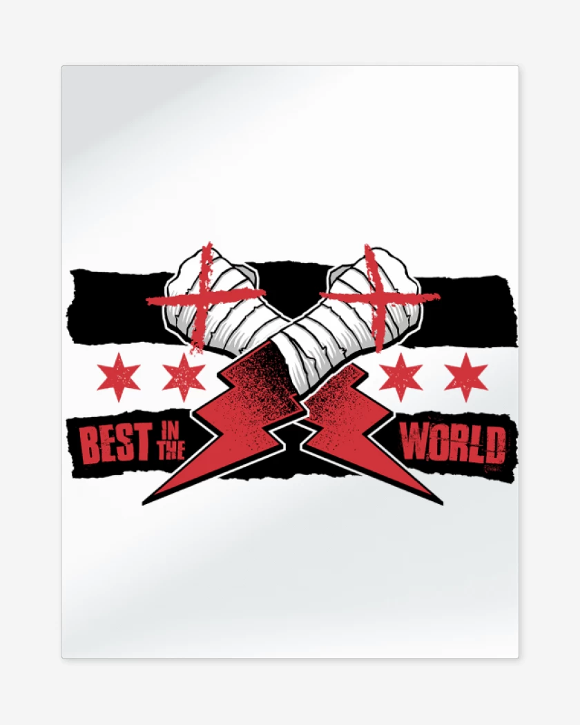 Print metalico Blanco de Best in the World