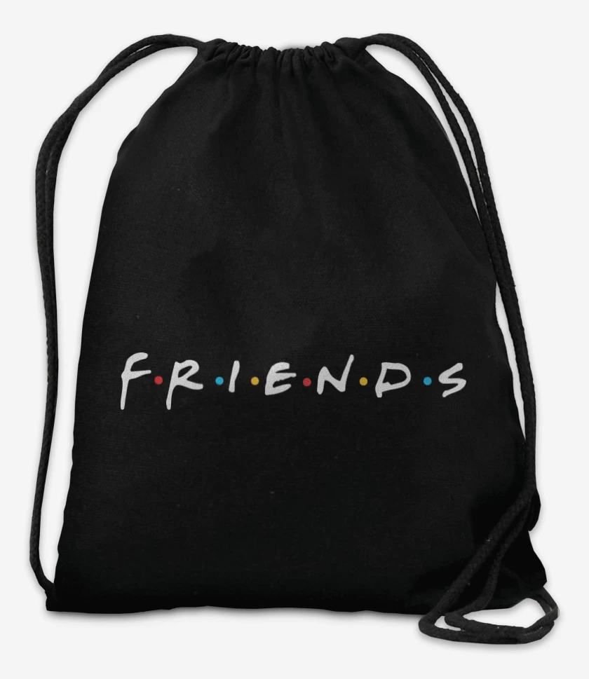 Mochila Negro de Friends