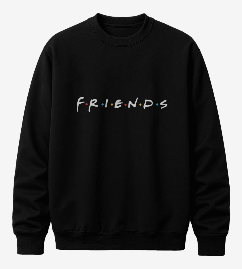 Poleron polo Negro de Friends