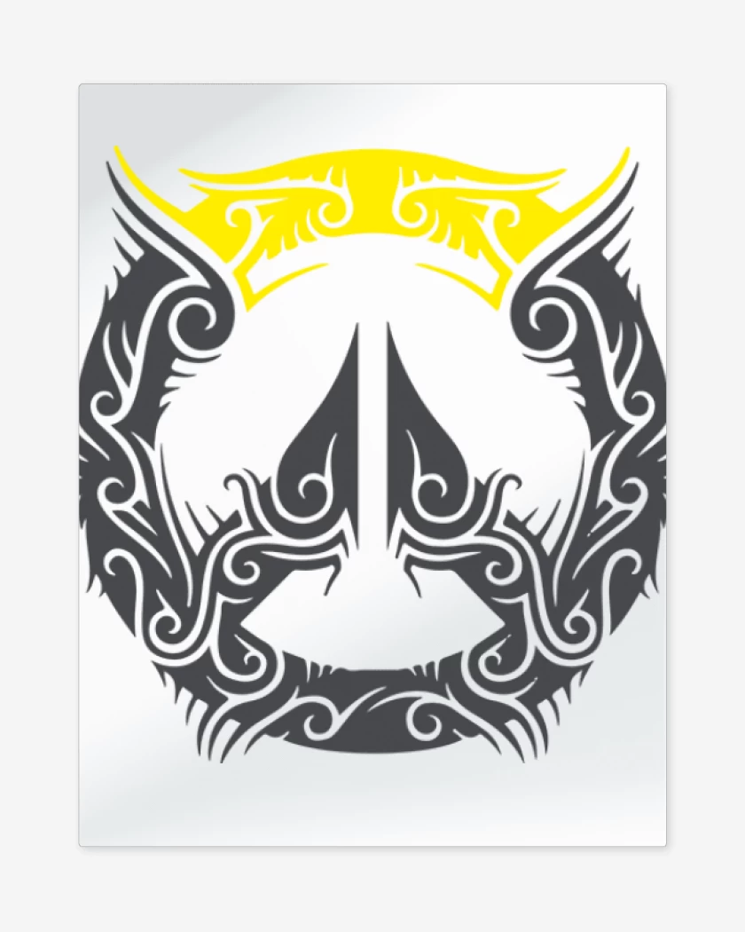 Print metalico Blanco de Overwatch