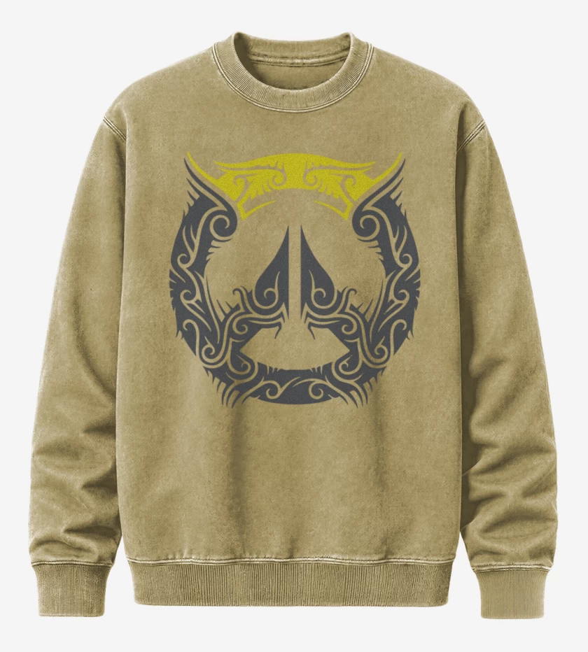 Poleron Polo Acid Wash Beige de Overwatch