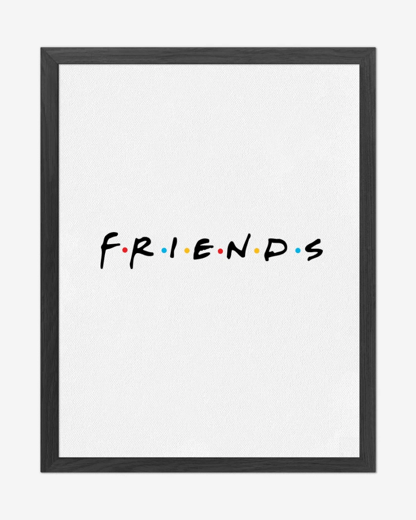 Cuadro decorativo Blanco de Friends 2