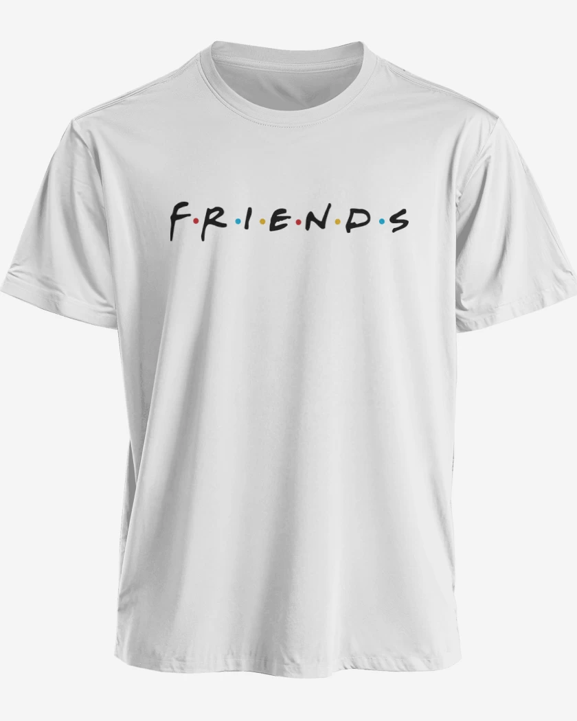 Polera premium Blanco de Friends 2