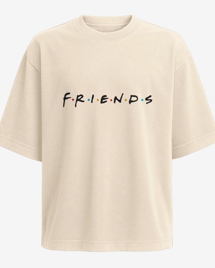 Polera Oversize Beige de Friends 2