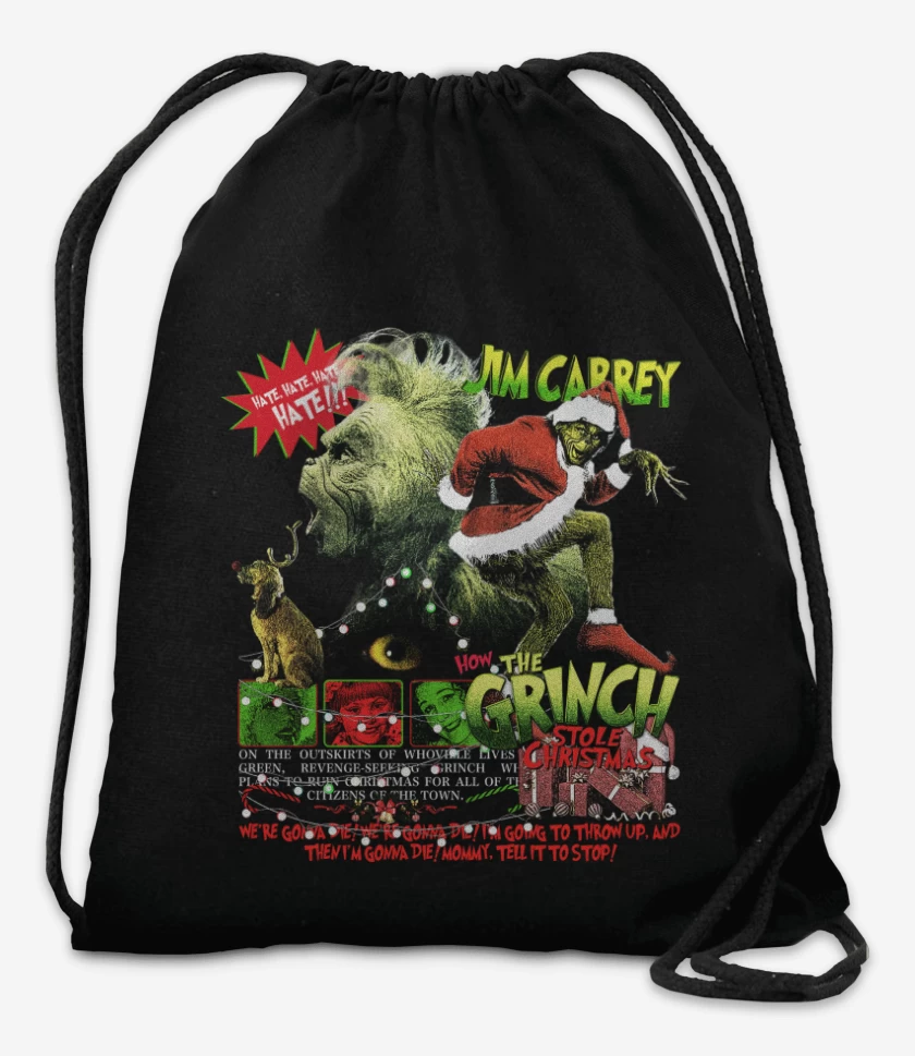 Mochila Negro de EL GRINCH