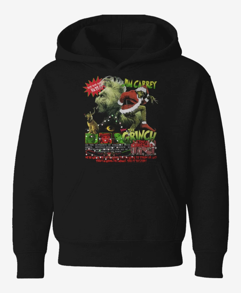 Poleron de niño Negro de EL GRINCH
