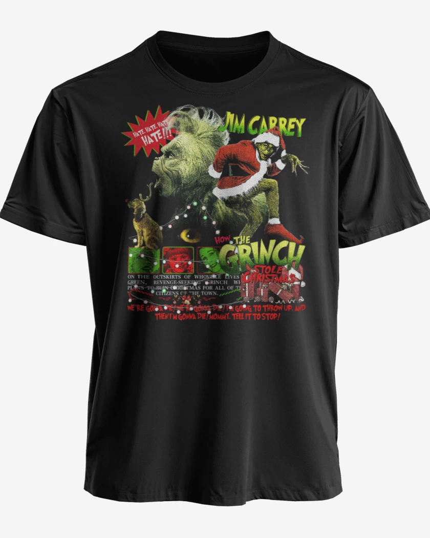 Polera premium Negro de EL GRINCH