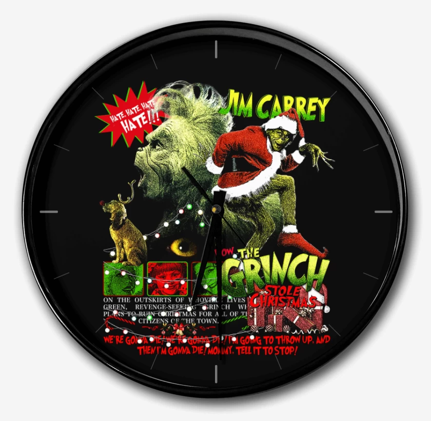 Reloj Negro de EL GRINCH