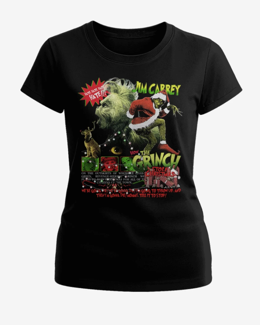 Polera de Mujer Negro de EL GRINCH