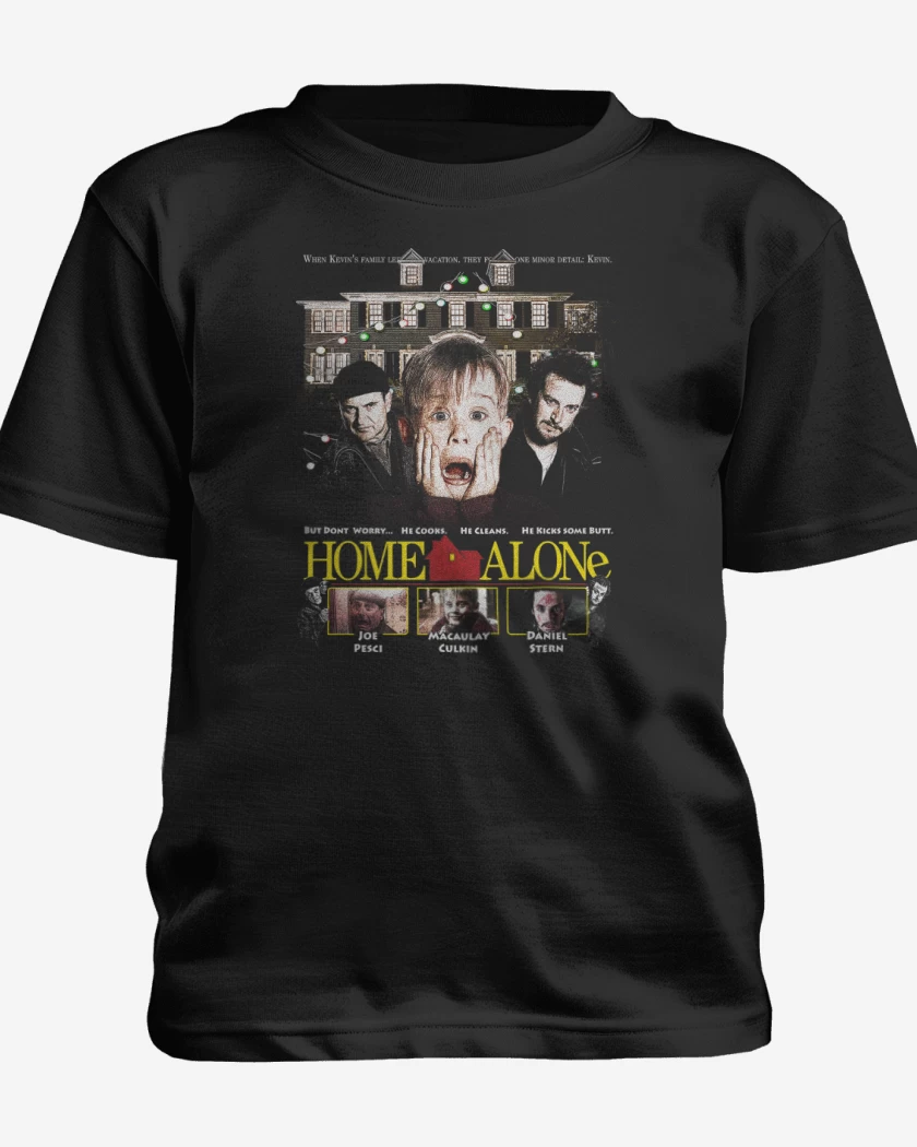 Polera de niño Negro de Mi Pobre Angelito 