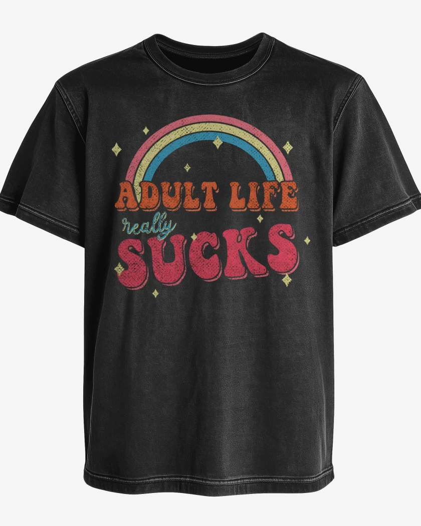 Polera desgastada Adult Life