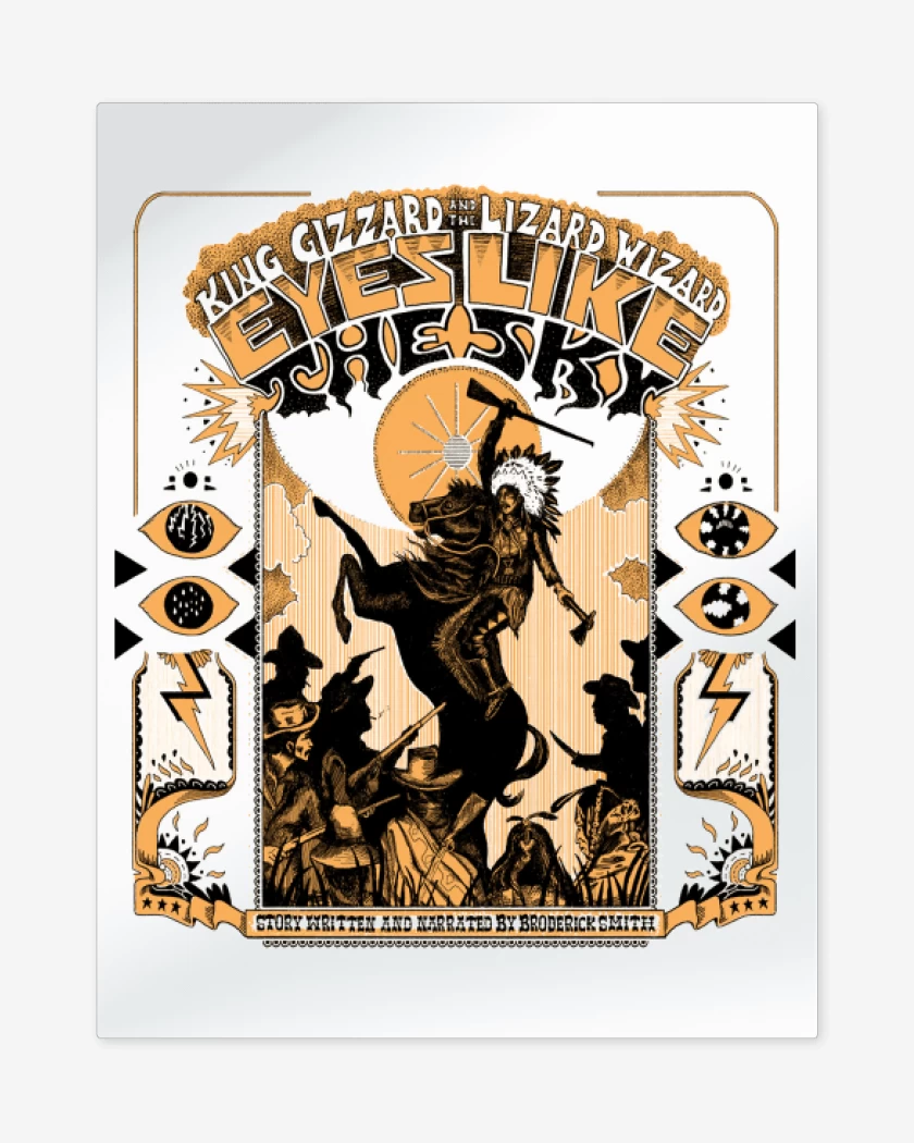 Print metalico Blanco de Eyes Like the Sky