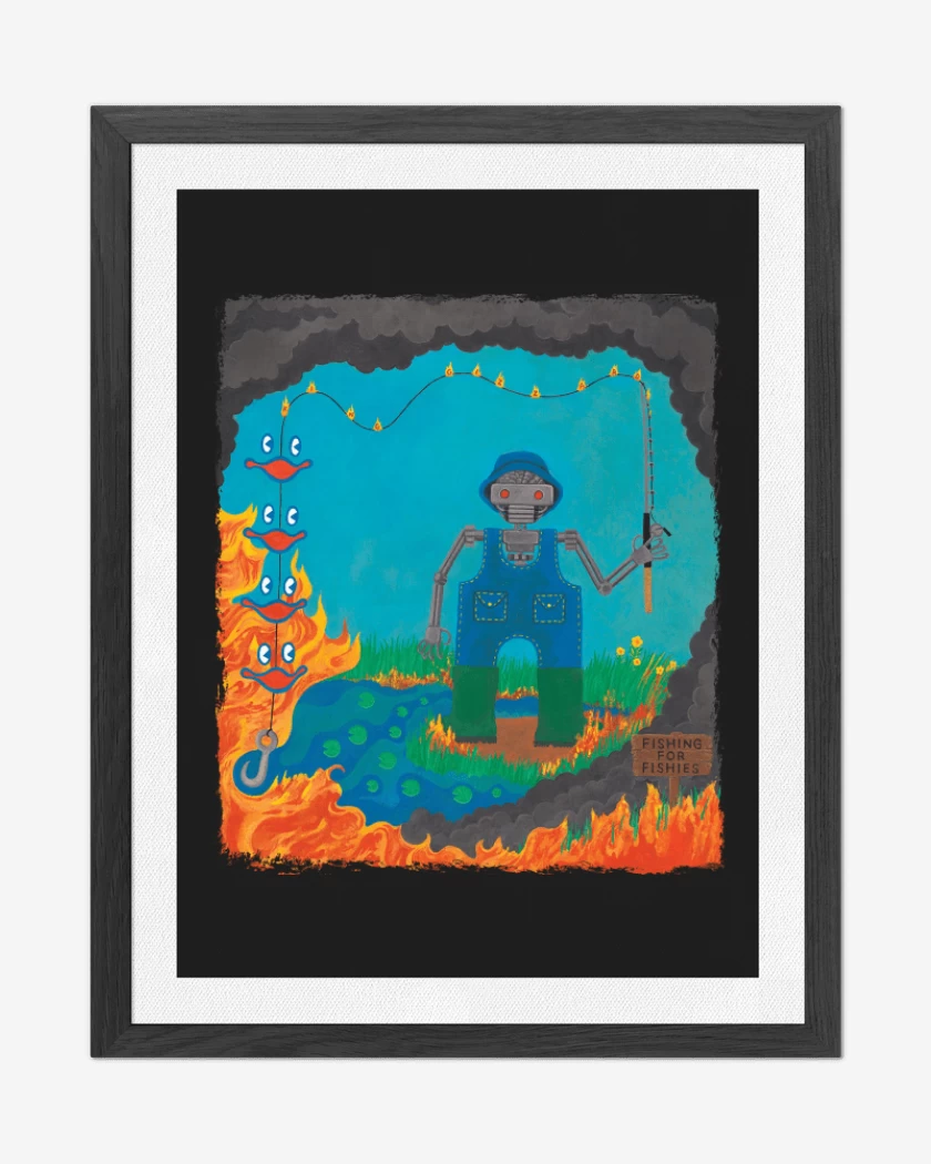 Cuadro decorativo Fishing for Fishies