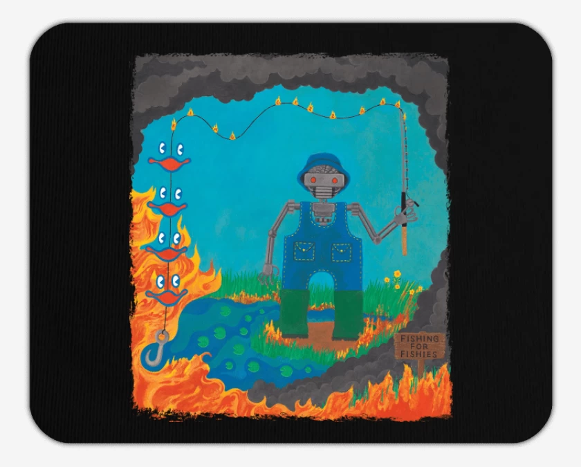 Mousepad Fishing for Fishies
