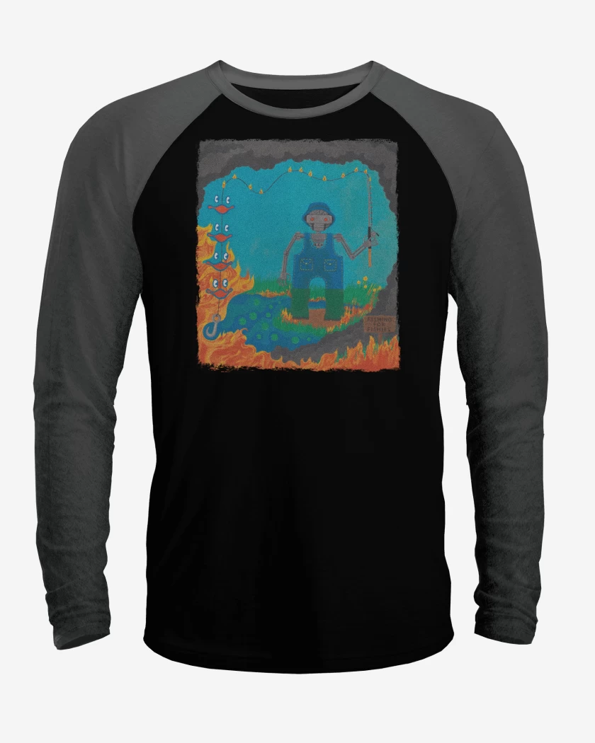 Polera Raglan Fishing for Fishies