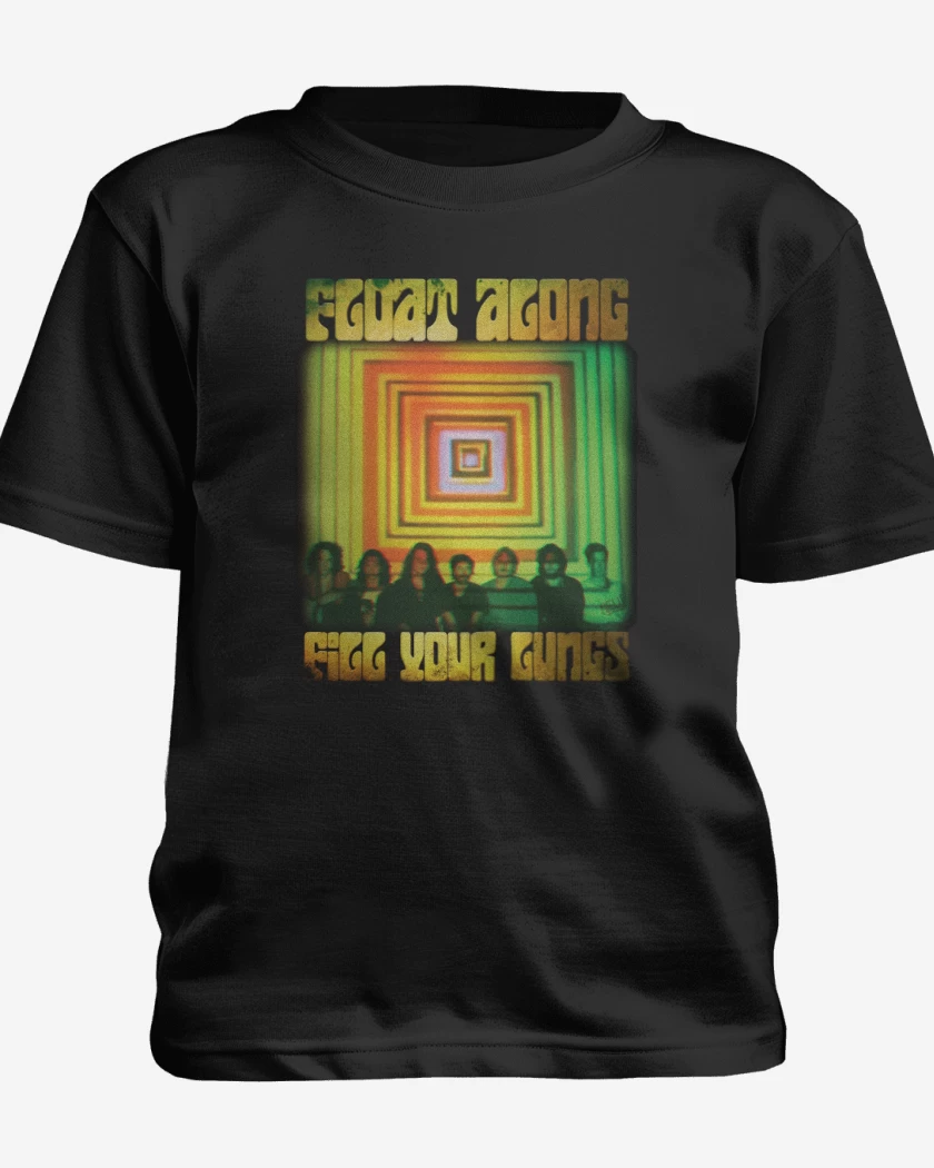 Polera de niño Negro de Float Along Fill Your Lungs