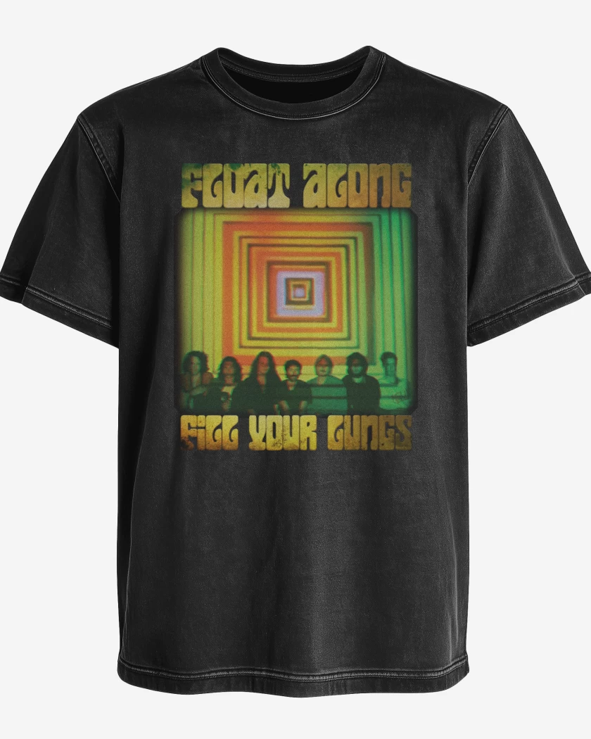 Polera desgastada Float Along Fill Your Lungs