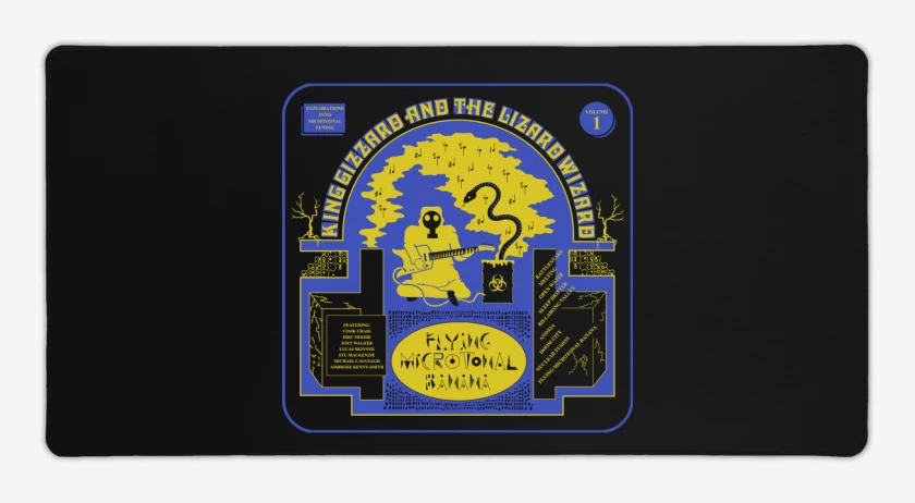 Mouse pad Gamer Flying Microtonal Banana 