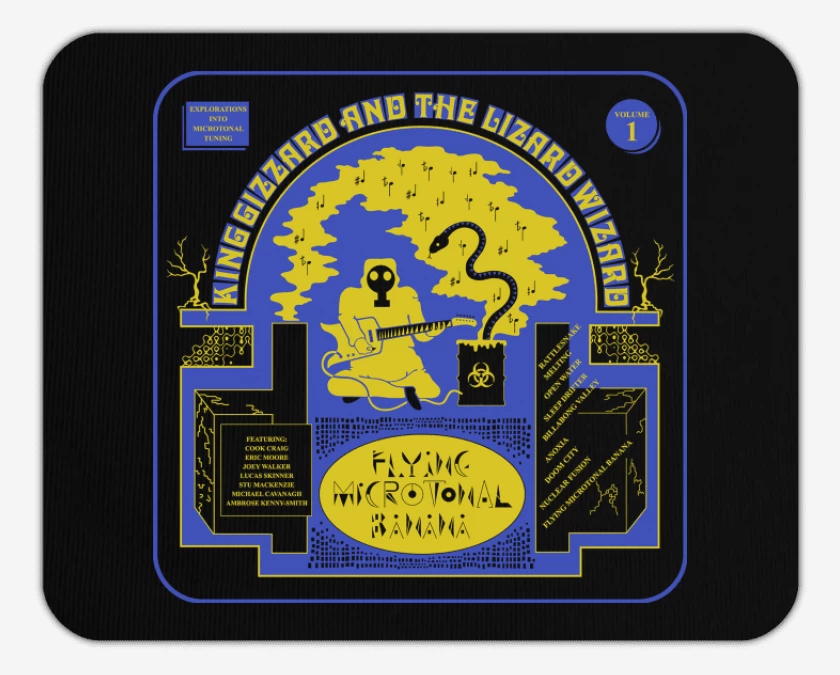 Mousepad Flying Microtonal Banana 