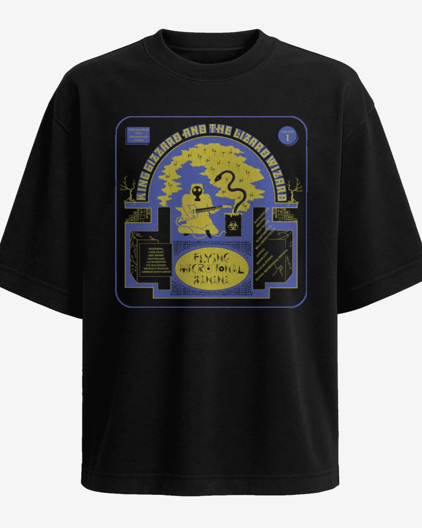 Polera Oversize Flying Microtonal Banana 