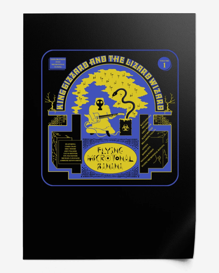 Print Flying Microtonal Banana 