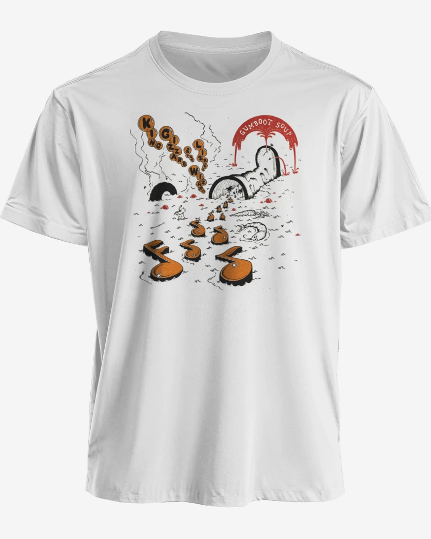 Polera premium Blanco de Gumboot Soup