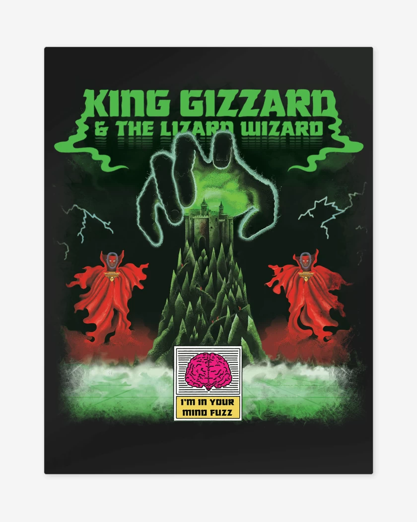 Print metalico Negro de Im In Your Mind Fuzz