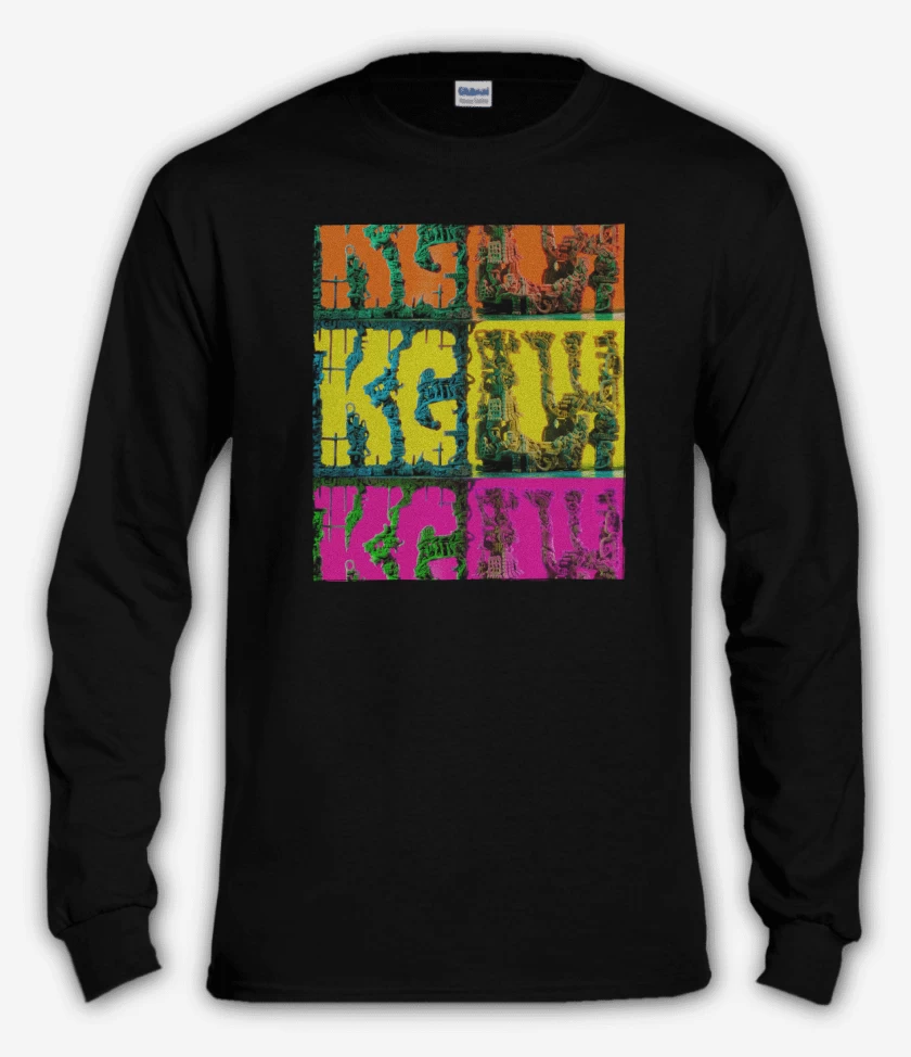 Polera manga larga Negro de KGLW